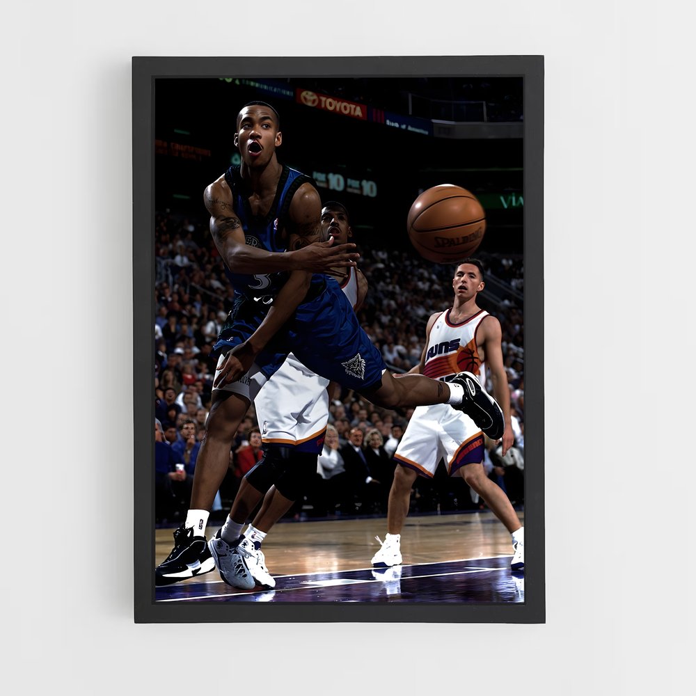Poster Duel Électrisant – affiche Basketball (vue 2)